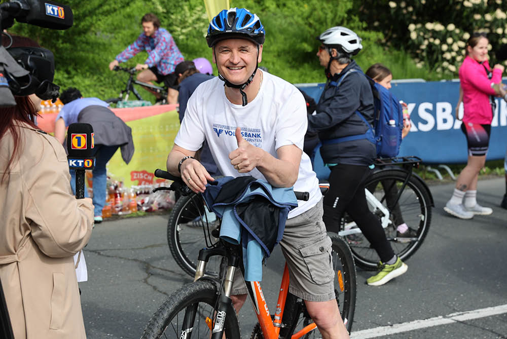 Dir. Robert Gojkovic beim Wörthersee autofrei